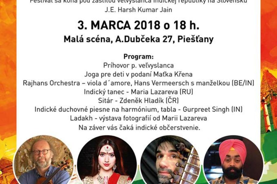 Concert and photo exhibition in Slovakia. Holi 2018
