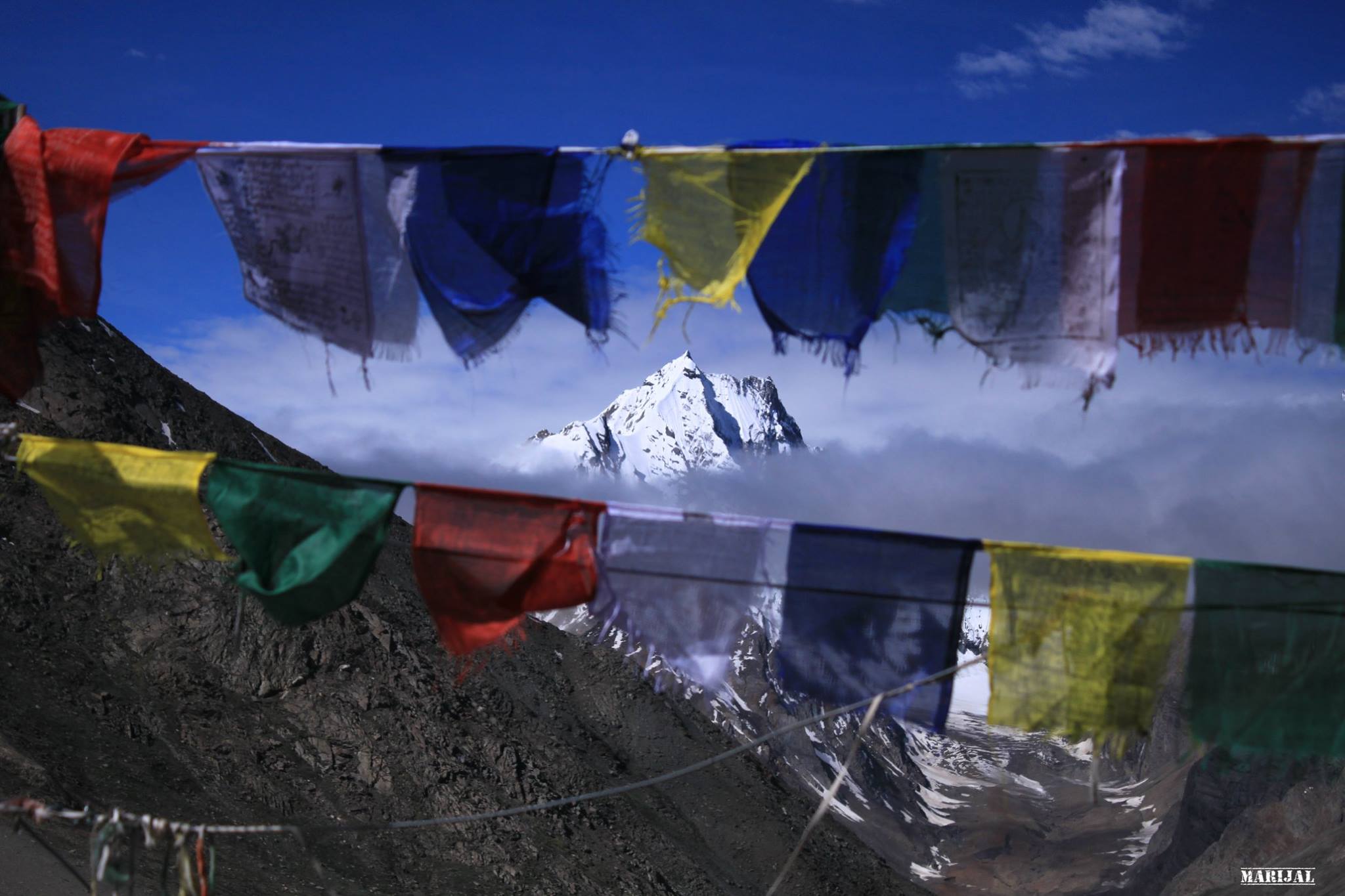 Тибетские молитвенные флаги. Лунг-та